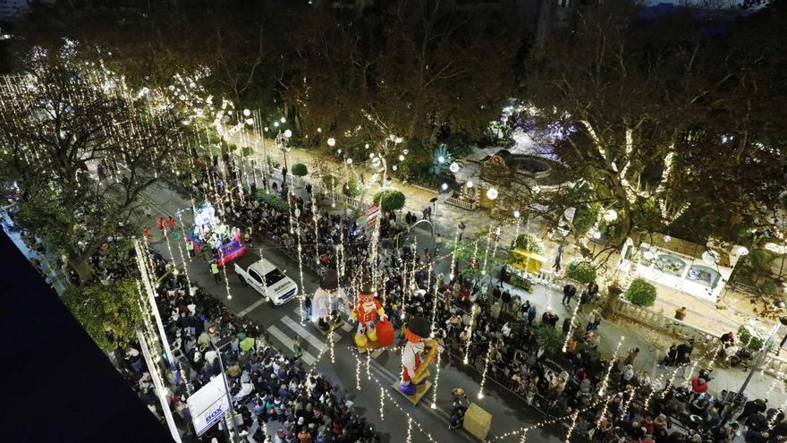 Un momento de la cabalgata de los Reyes Magos de 2025 en Marbella.