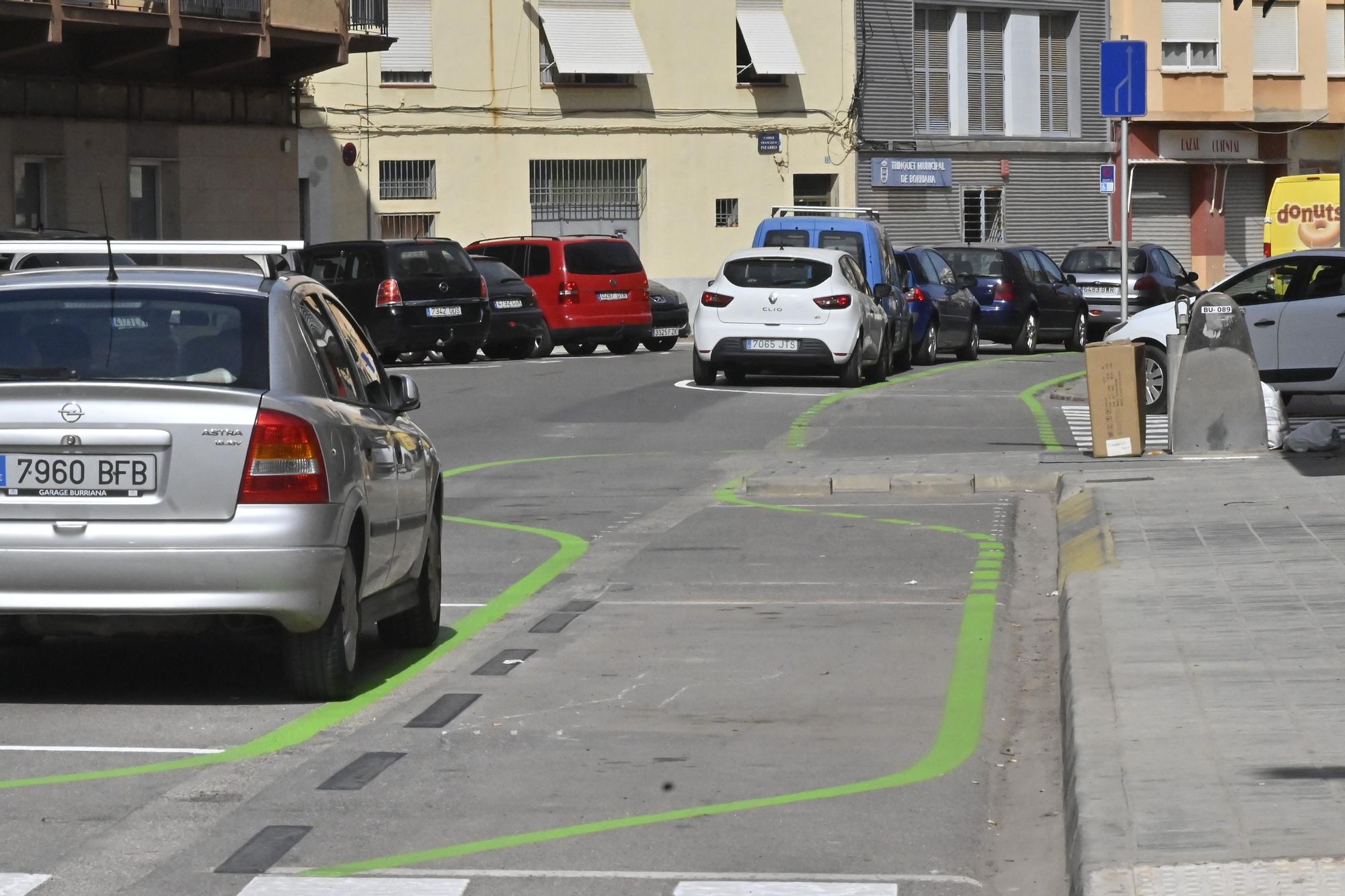 El trazado sinuoso del carril bici de Burriana del que todo el mundo habla