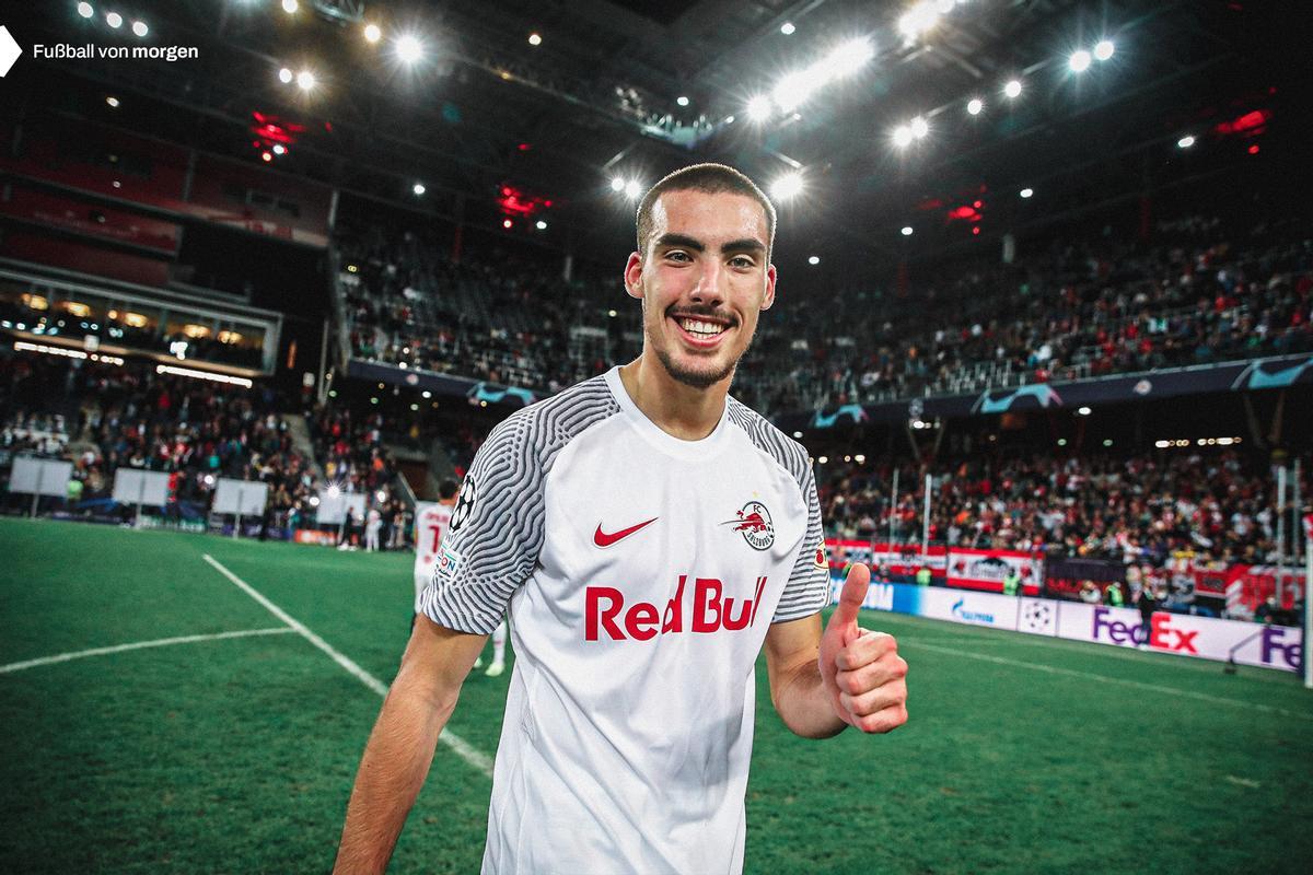 Simic (18), el más joven de todos. Renovó hasta 2025 con el RB Salzburg. La temporada pasada se fue hasta los 19 goles en la segunda austríaca