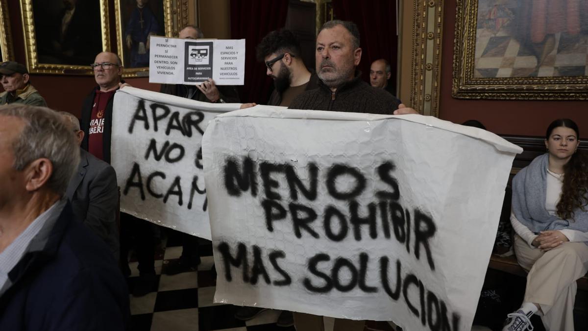 Imagen de archivo de una protesta contra la ordenanza cívica.