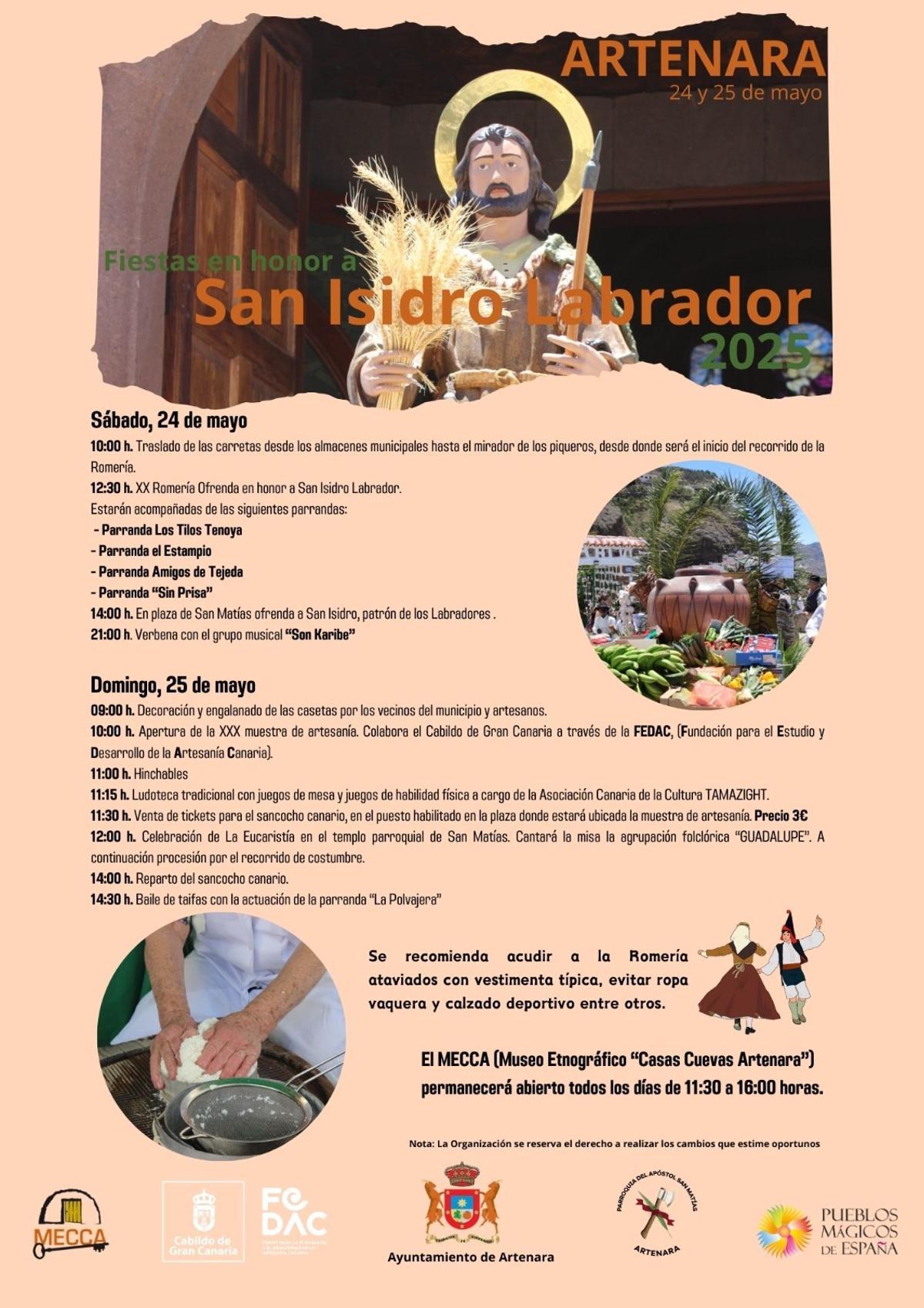 Artenara celebra la XX romería de San Isidro Labrador.