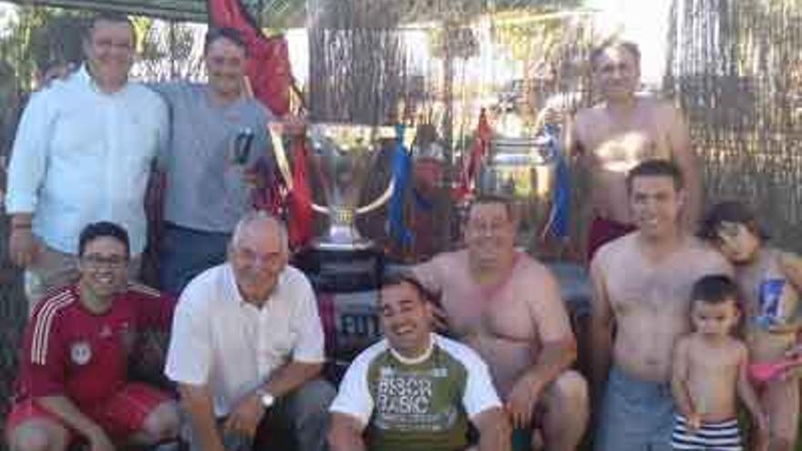 Los trofeos de la Liga y de la Champions, en Manganeses de la Lampreana