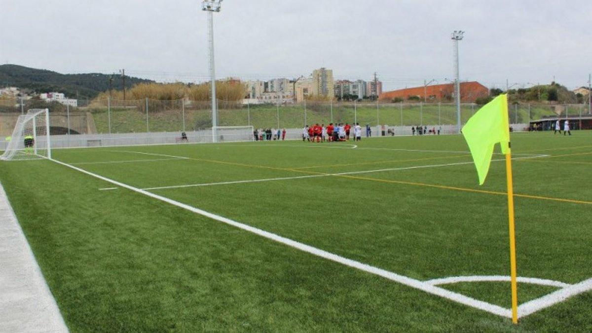 El campo municipal de Vallbona, en Nou Barris