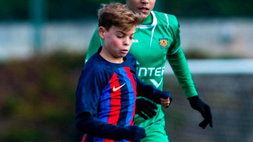 El gol de Orian Goren con el Infantil A