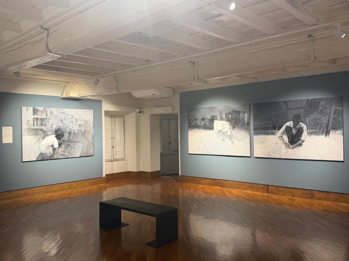 Parte de la muestra 'Pedro Cano. Siete y Roma'.
