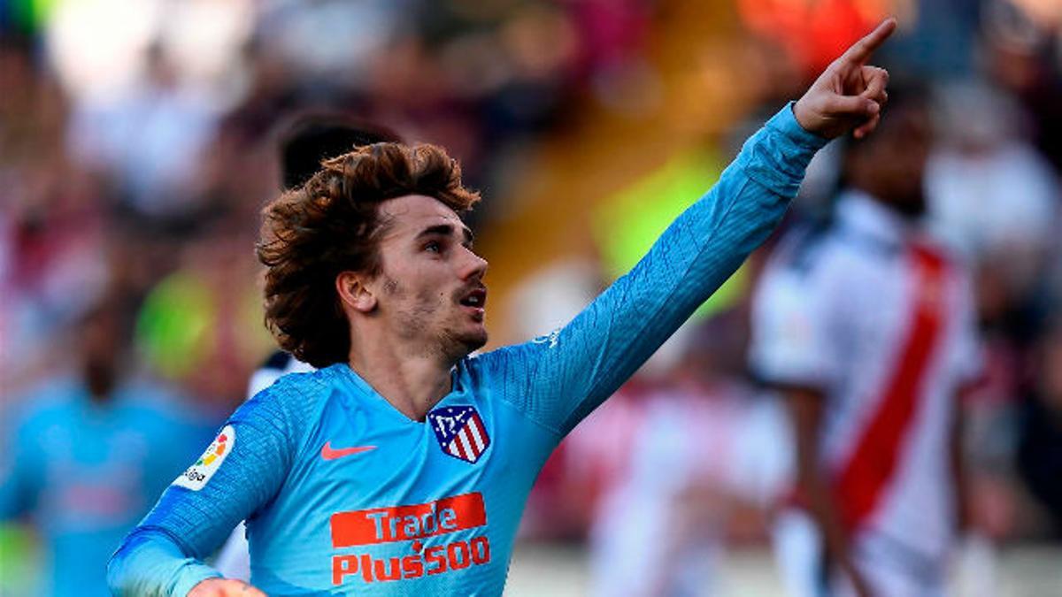 El Atlético gana al Rayo gracias a Griezmann