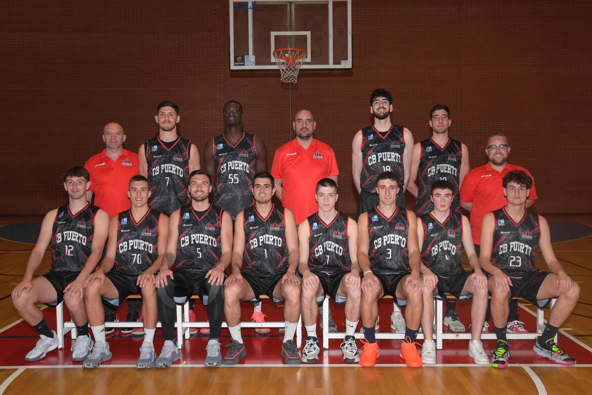 Primero equipo del CB Puerto Sagunto.