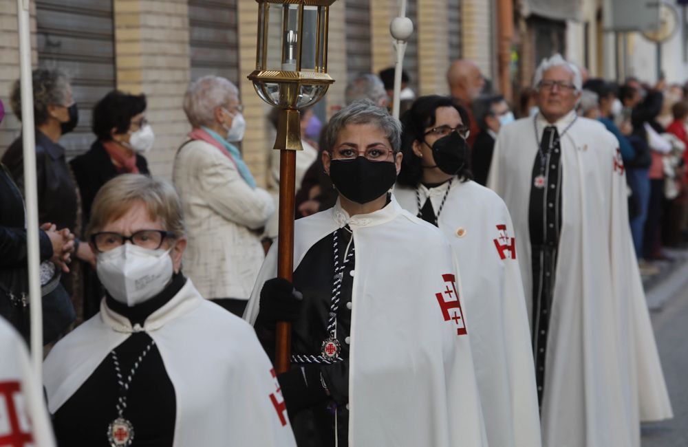 Procesión de Viernes Santo en el Port de Sagunt.