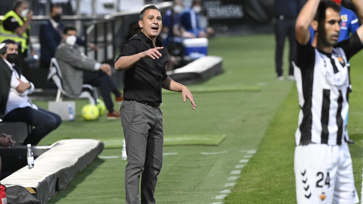 Sergi Escobar, durante un encuentro del Castellón en Castalia la pasada temporada.