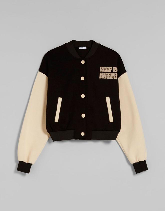 Chaqueta bomber de Bershka (precio: 29,99 euros)