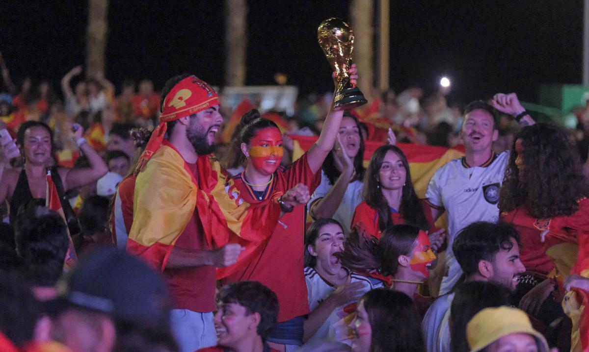 Final del Mundial España - Argentina en La Plaza de la Música Final del Mundial España - Argentina en La Plaza de la Música