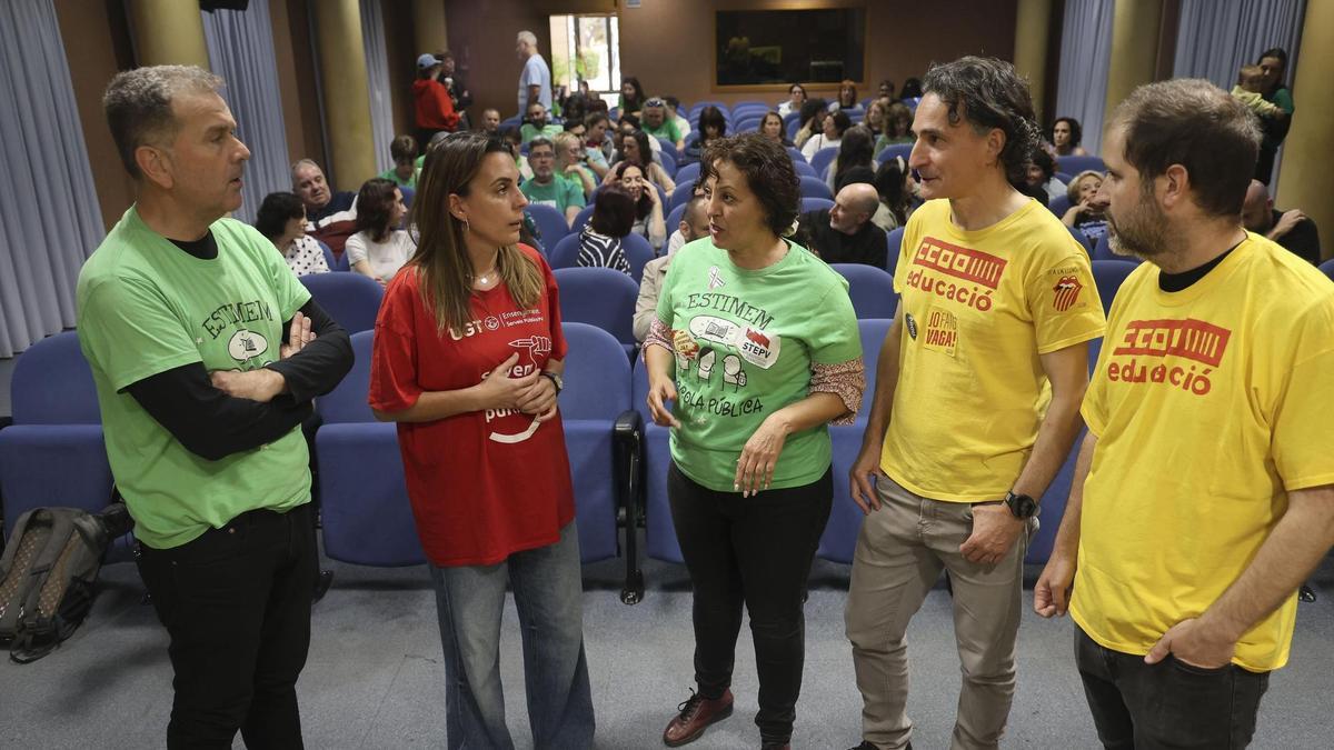 Así se prepara la huelga educativa en Sagunt