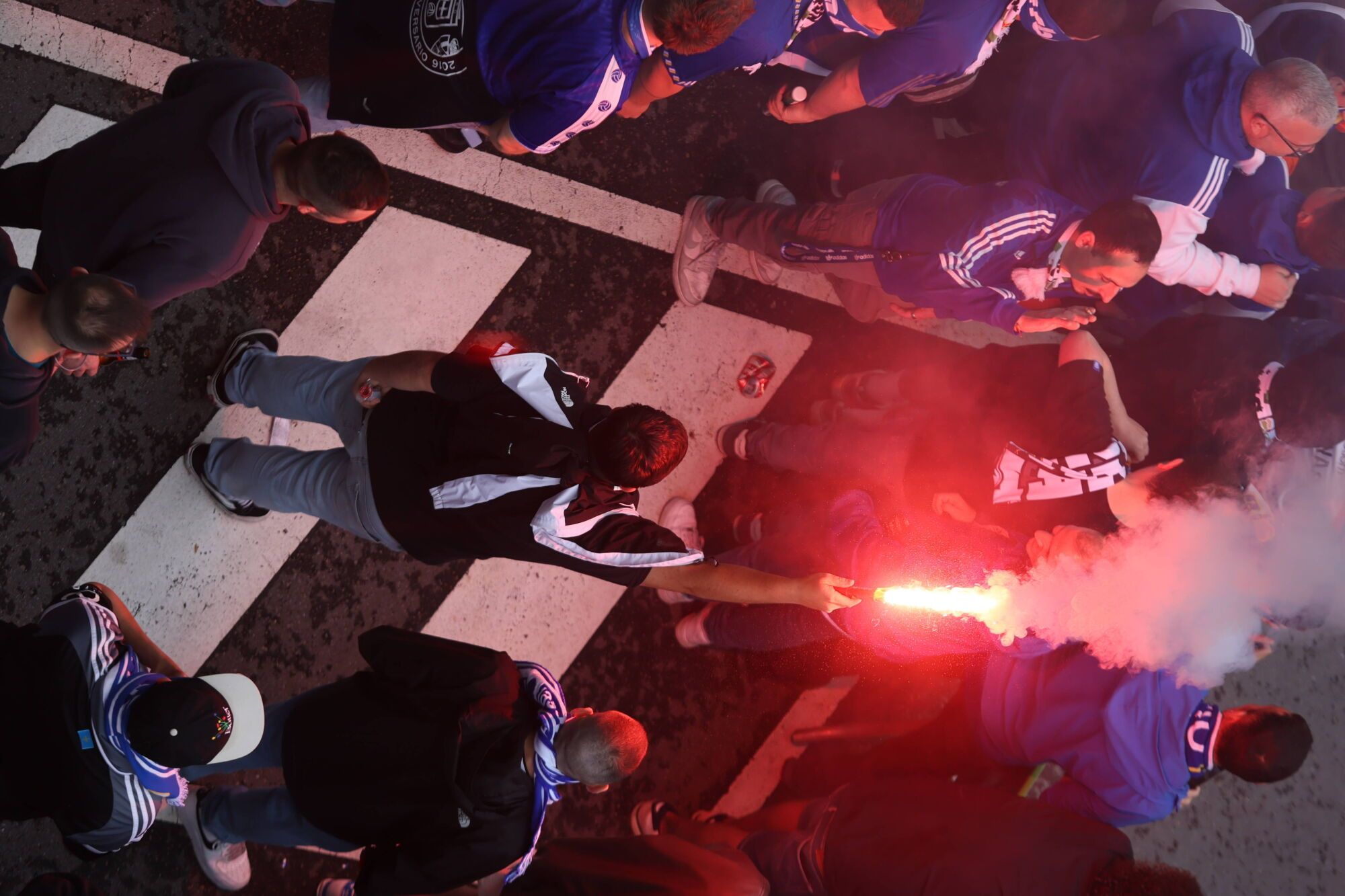 Así fue el recibimiento de la afición al Real Oviedo y toda la previa del último partido de la temporada