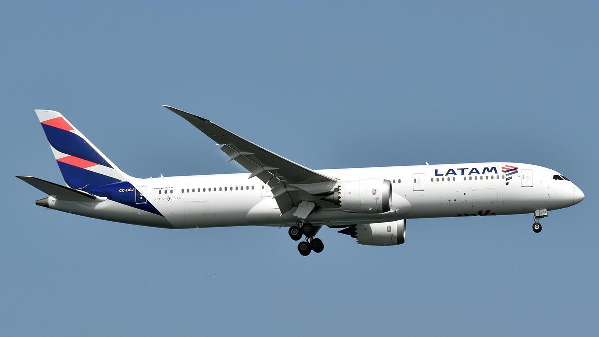 Un Boeing 787-9 de Latam Airlines.