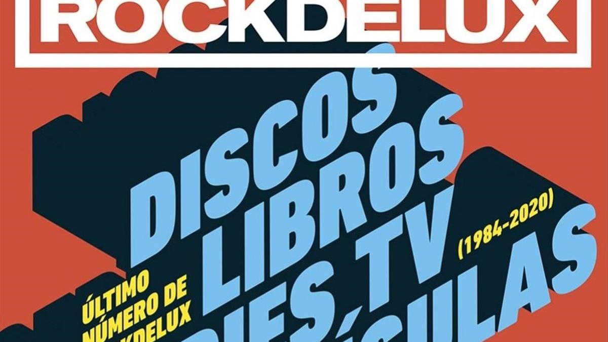 Fragmento de la portada del último número en papel de 'Rockdelux'.