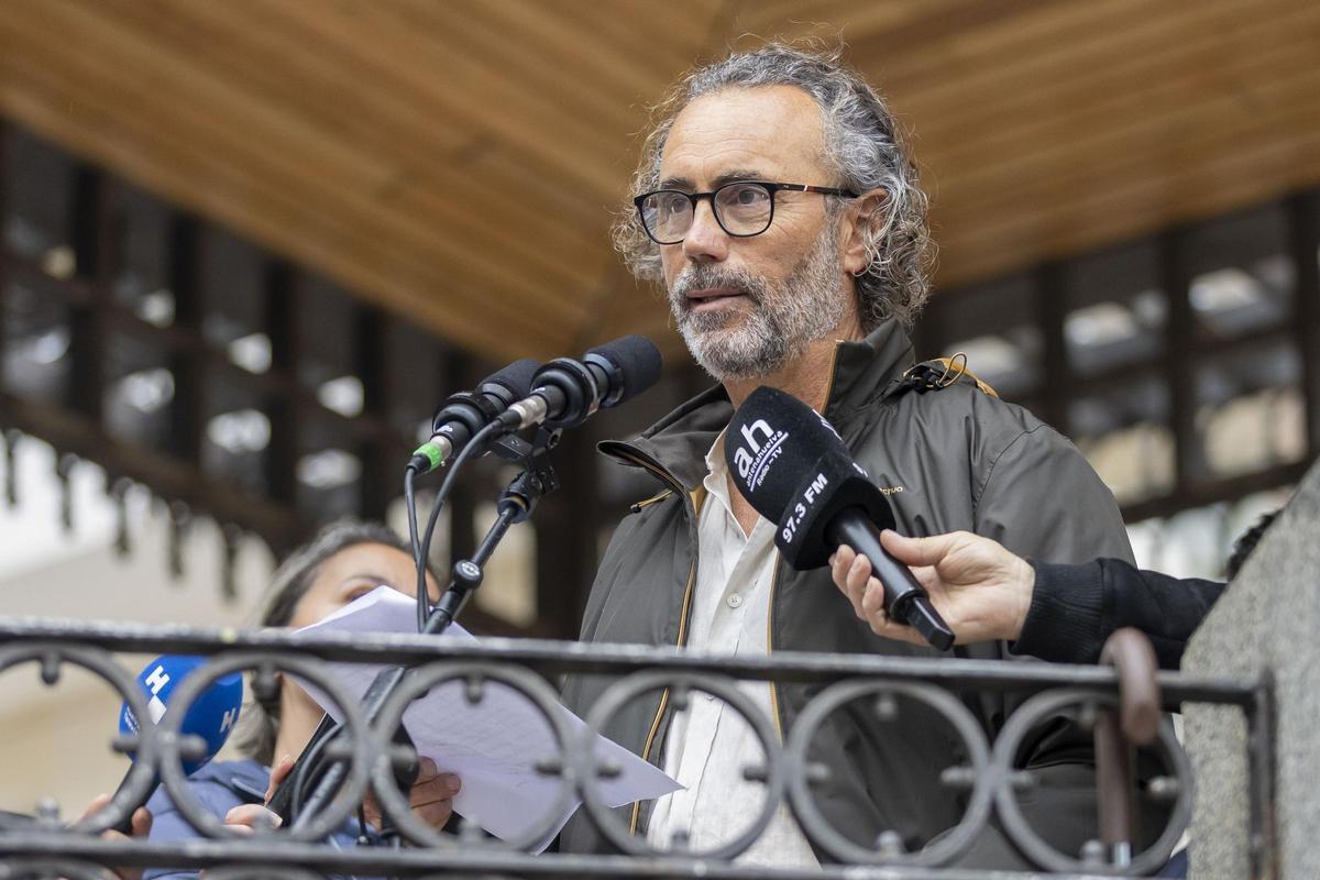 Mario Samper, presidente de la asocación de víctimas del accidente de Adamuz.