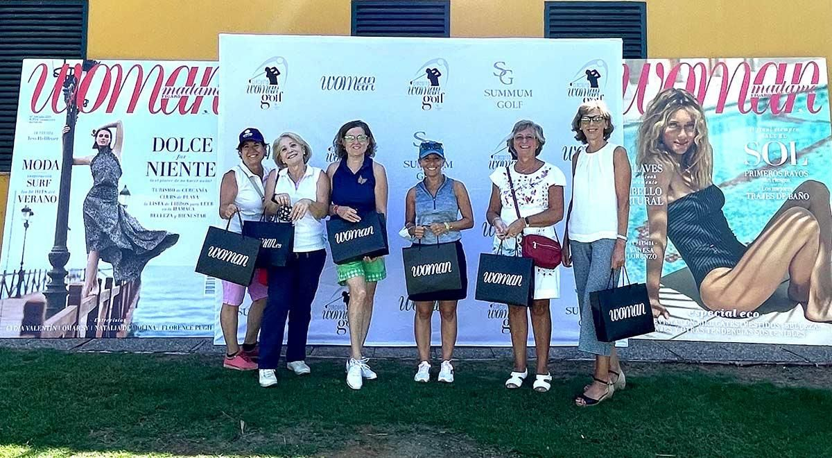 Jugadoras en el 'Circuito Woman Golf' by Summum 2021: Torneo Real Club Sevilla Golf en Sevilla.