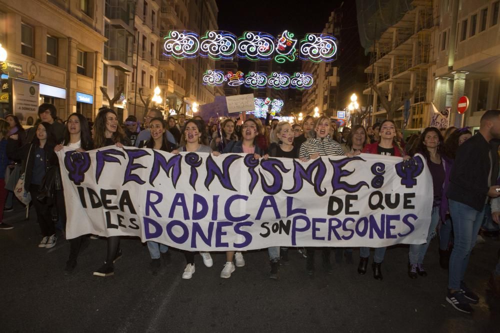 Manifestación del 8M en Alicante