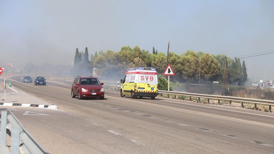 Adéntrate en el incendio que está afectando Vila-real