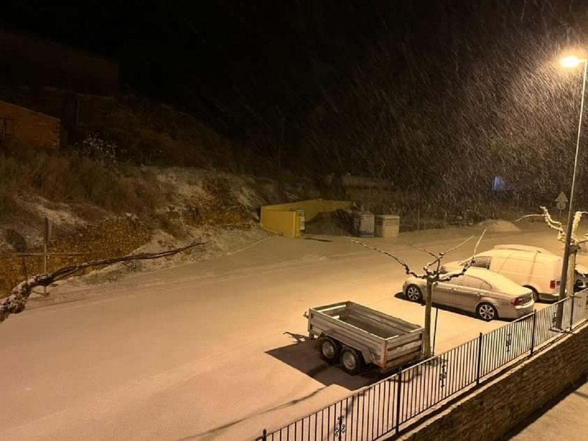 Nieve en Olocau del Rey, Castellón