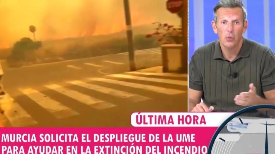 Joaquín Prat, contra los políticos por el incendio de Murcia: "Da igual quién gobierne, nadie toma medidas"