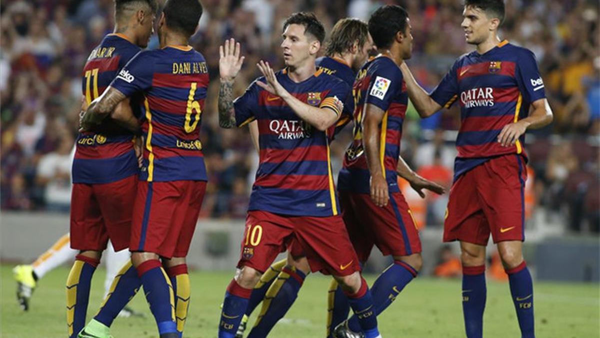 El Barça se gustó en el Gamper ante la Roma