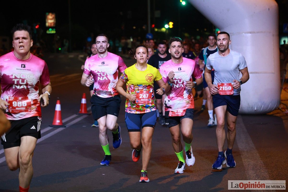 Las mejores imágenes de la carrera nocturna de Murcia