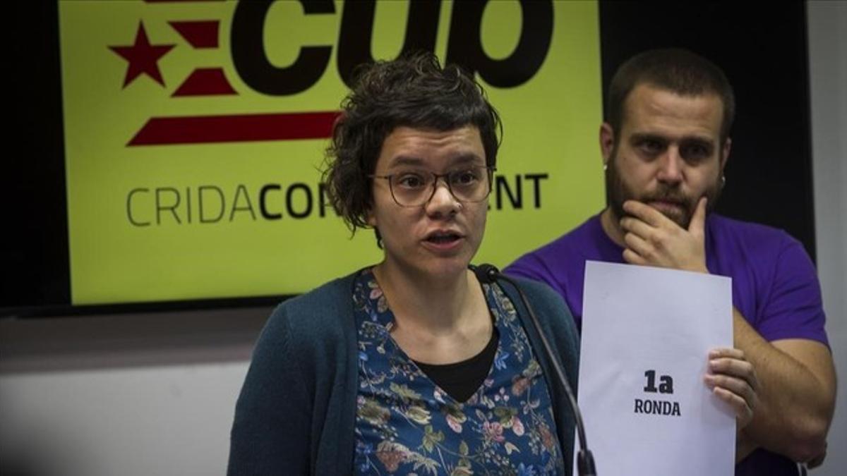 Natàlia Sánchez, responsable de organización de la CUP