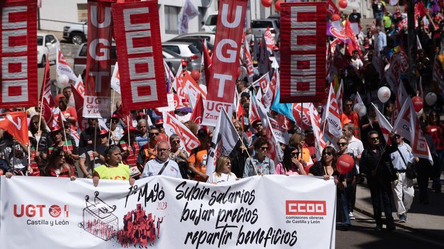 Manifestación del Primero de Mayo en Zamora: &quot;Salarios decentes&quot; para compensar subidas &quot;inasumibles&quot;