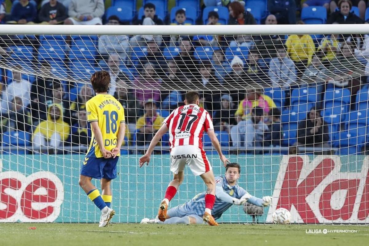 Así fue el partido entre el Sporting y Las Palmas