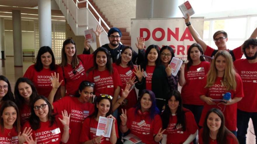 Récord de donantes de sangre en la Universidad