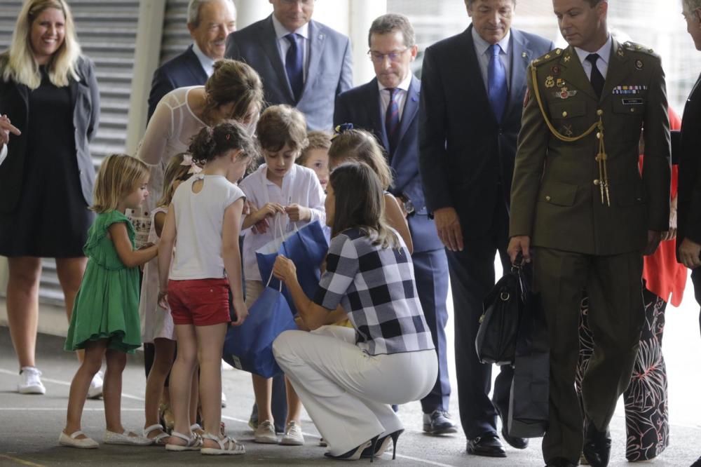 La reina Letizia inaugura el curso escolar en Oviedo