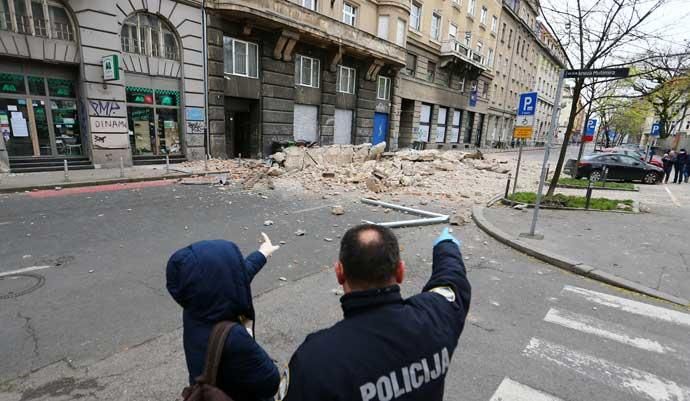 Cadena de terremotos en Croacia.