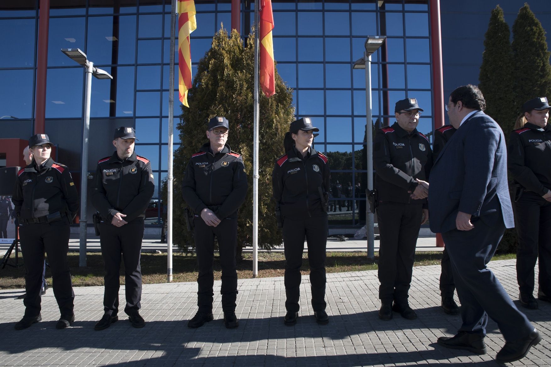 Les imatges de la presentació del nou uniforme de Mossos a Manresa