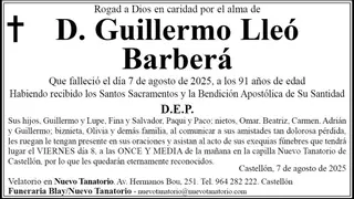 D. Guillermo Lleó Barberá