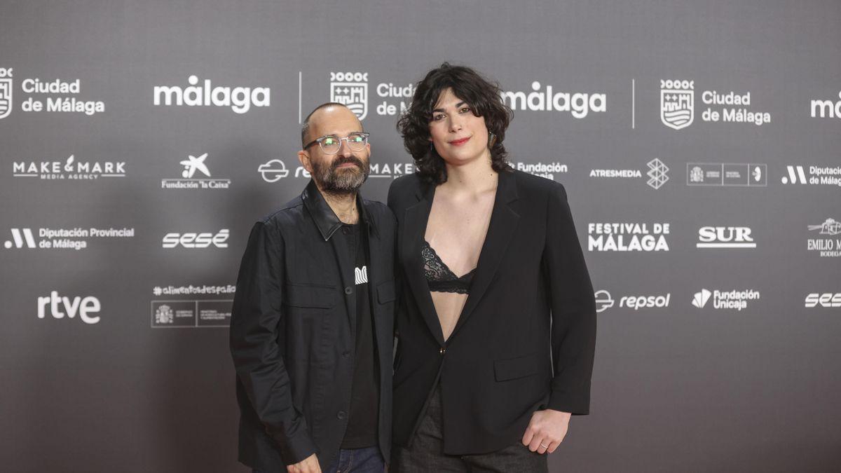 Fernando González Molina junto a Elisabeth Martínez, director y actriz de Mi querida señorita