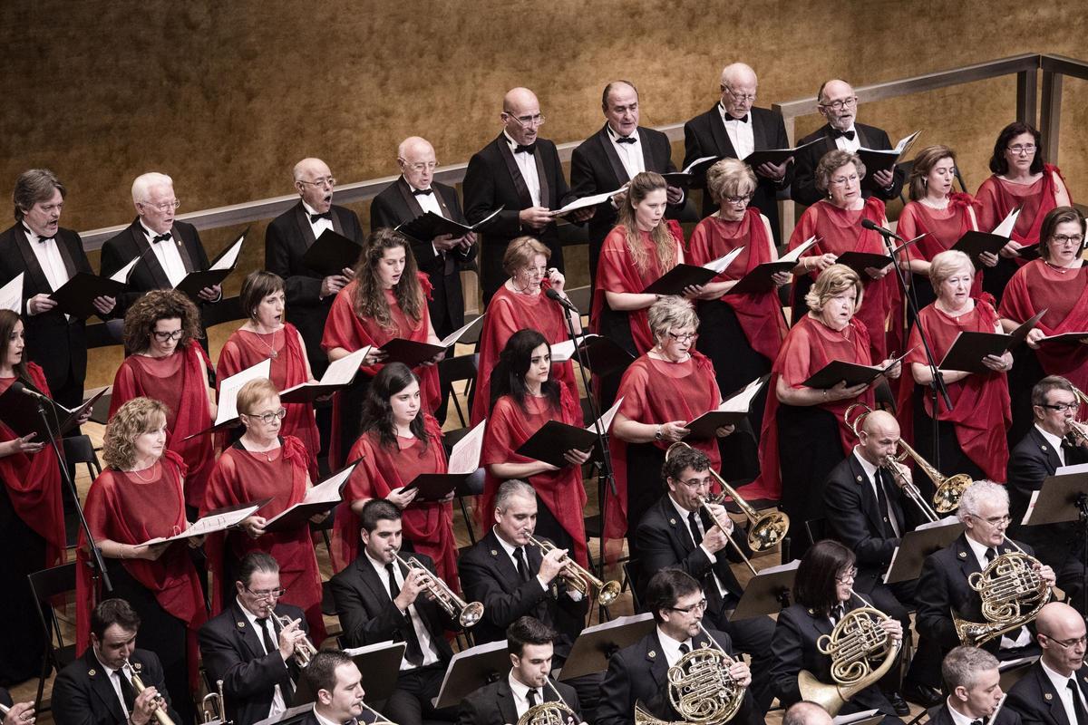 El Orfeón Alicante, en una de sus galas pasadas