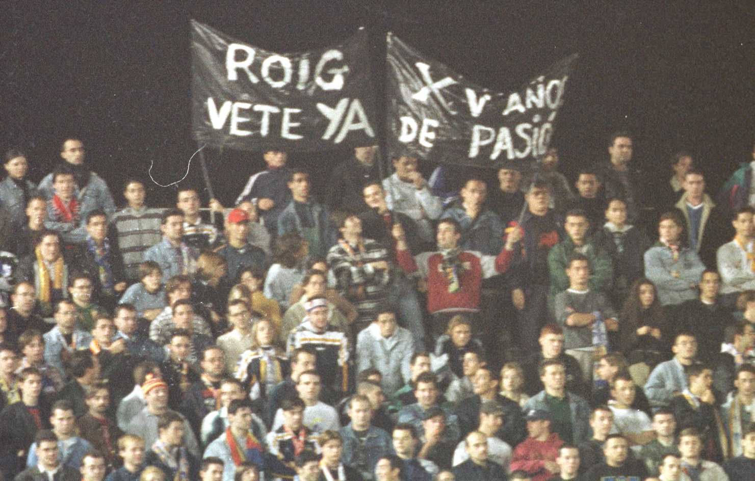 Protestas históricas de la afición del Valencia