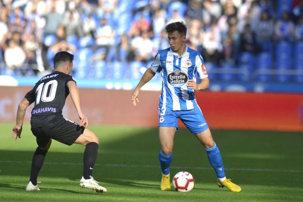 El Málaga CF consigue un trabajado punto en su visita a Riazor que pudo acabar en victoria pero también en derrota