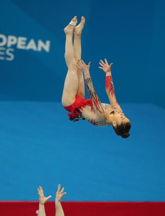 Acrobacias en los Juegos Europeos de Minsk 2019