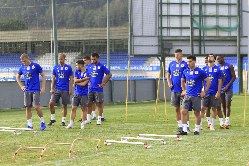 Nacho González ya se entrena con el Depor