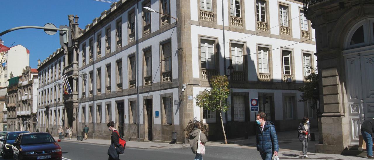 El Pazo Provincial, sede de la Diputación de Ourense.