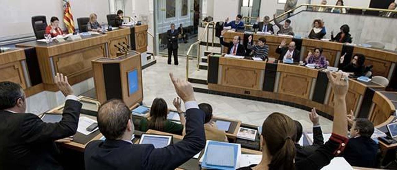 El pleno de la Diputación, en una imagen de archivo