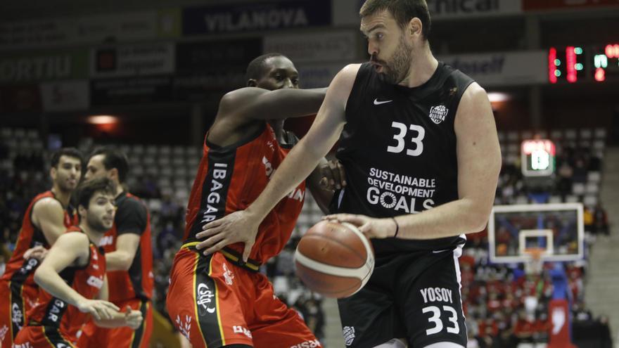 El líder trenca la ratxa de triomfs del Bàsquet Girona (55-66)