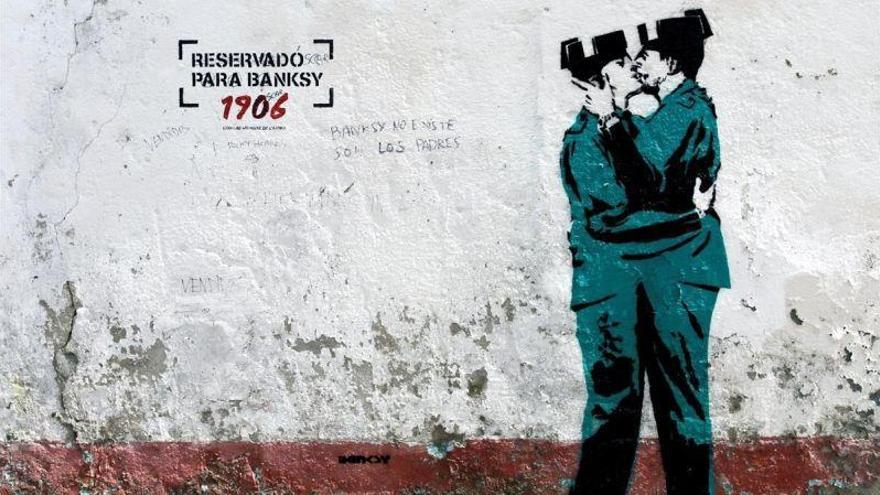 Ferrol investiga si una pintada es de Banksy