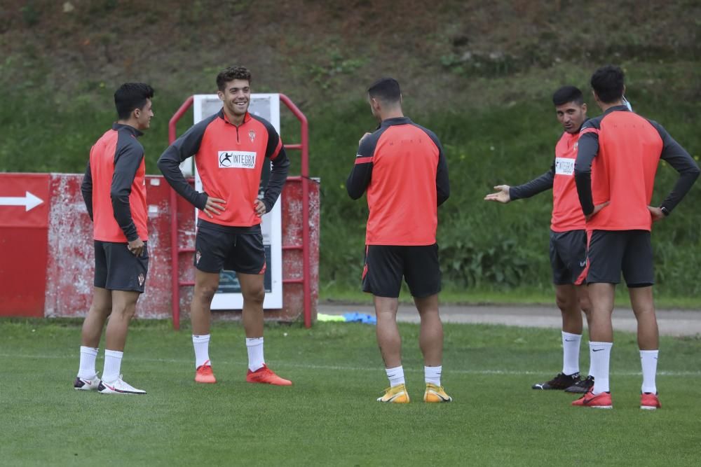 Entrenamiento del Sporting