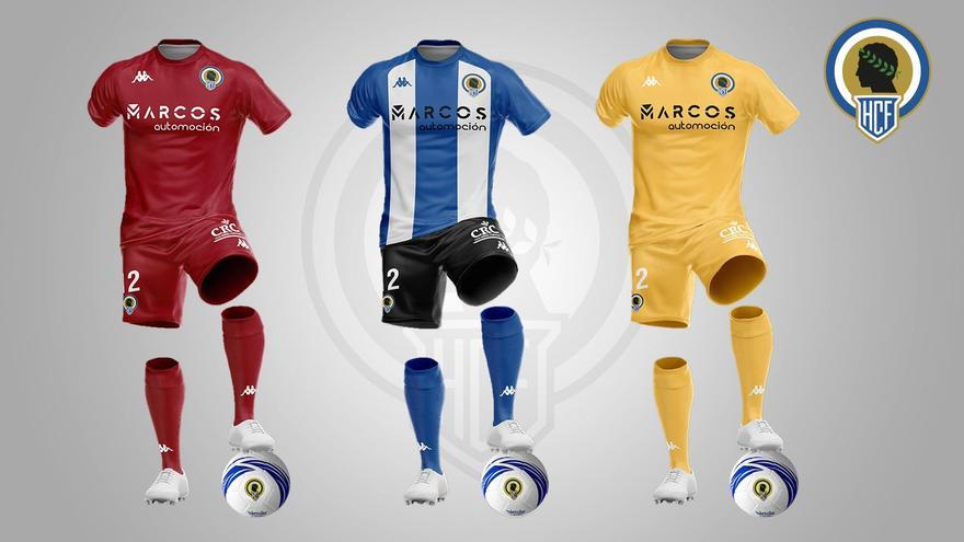 El Hércules presenta las equipaciones de la 2023/24