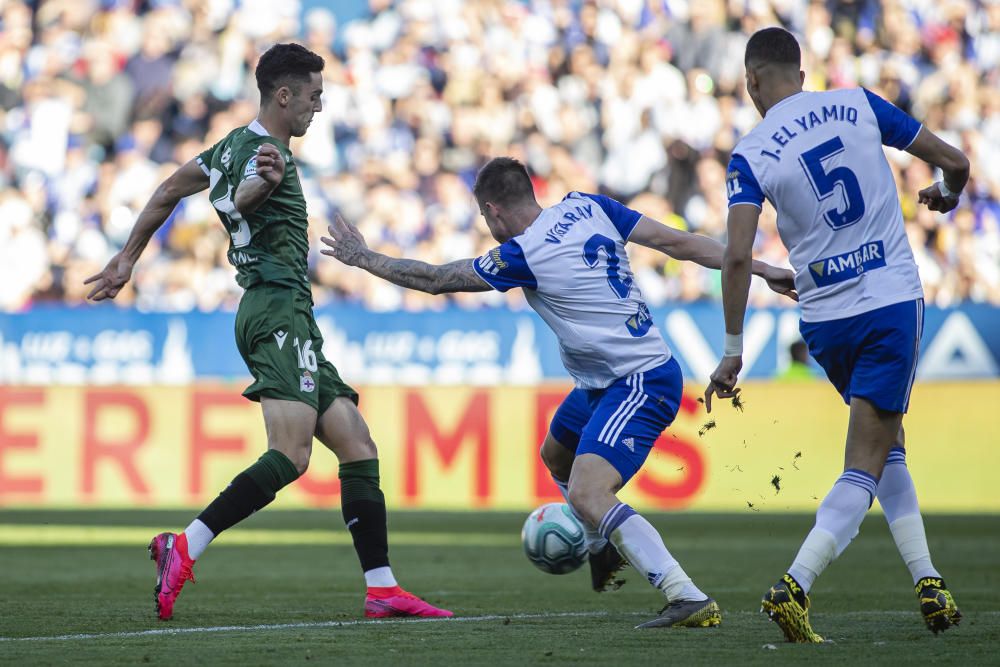 El Dépor cae 3-1 ante el Zaragoza