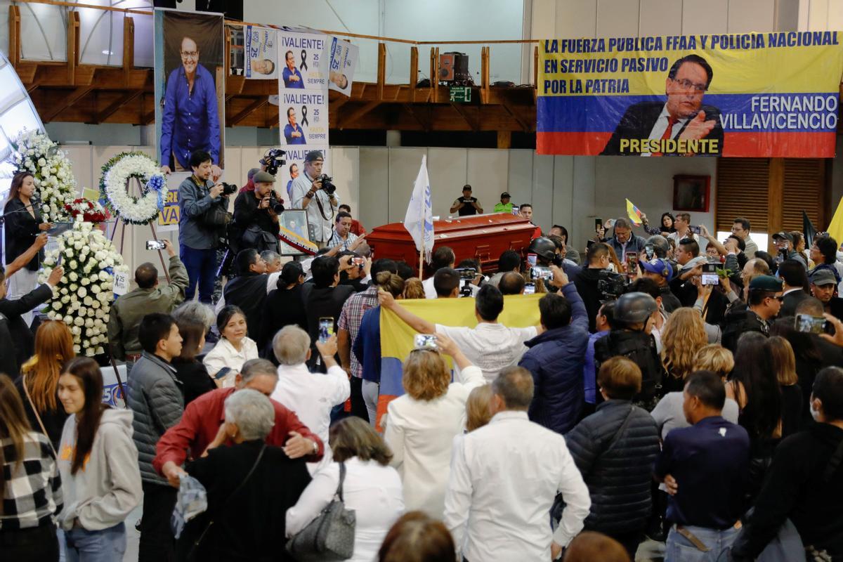 Quito despide al candidato asesinado Fernando Villavicencio