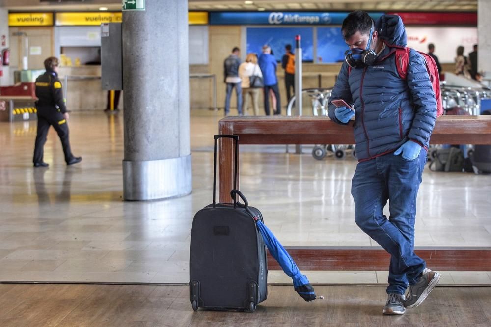 Situación en el aeropuerto Tenerife Norte con test